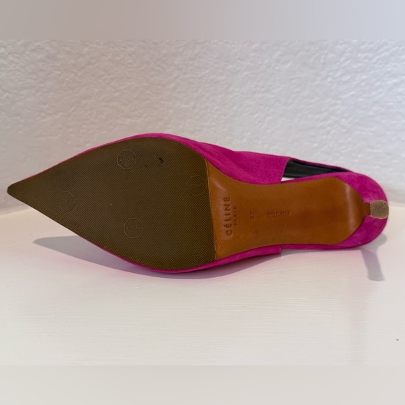 Fuschia Celine heels, UK size 37, in good used condition. - Picture 5 of 8